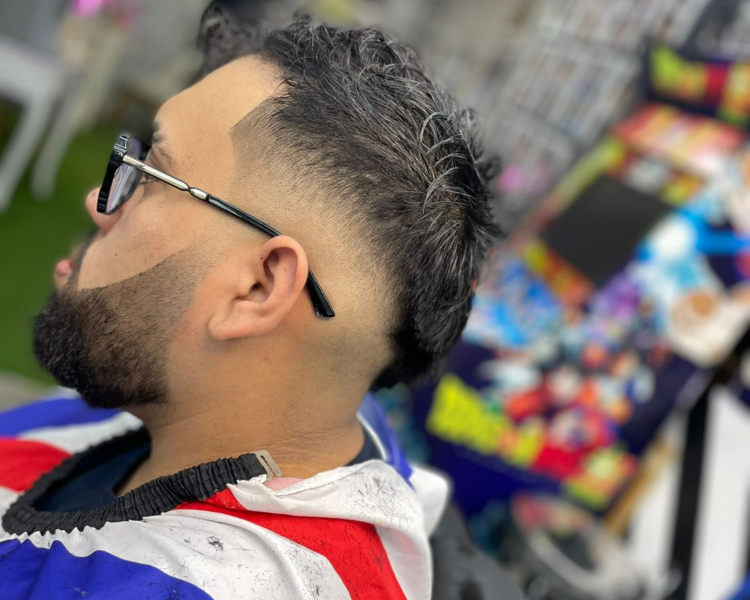 Corte desgradado +barba+cejas 💈🔥🥷🏻