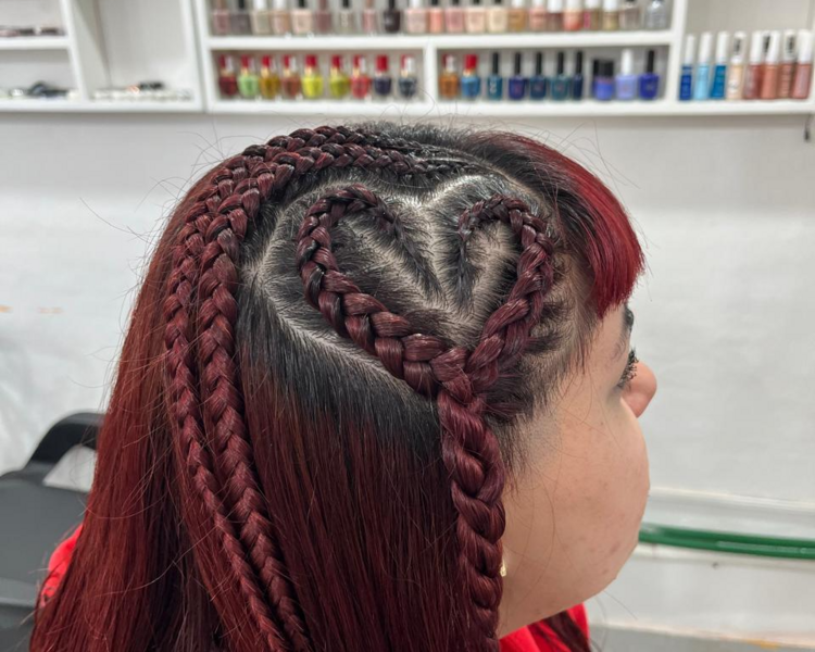 trenzas corazon lateral