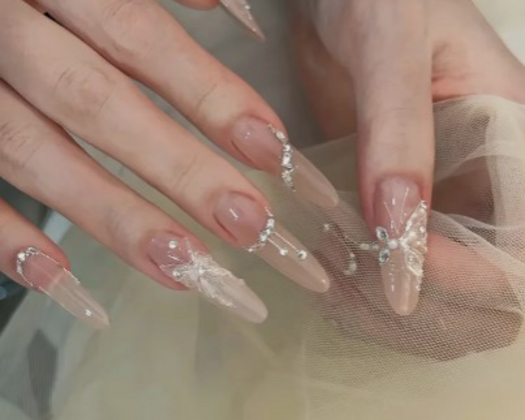 INICIO DE UÑAS TIP ALMOND EXTRA LARGA 