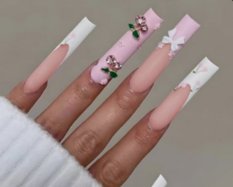 INICIO UÑAS ESCULTURALES CUADRADA EXTRA LARGA