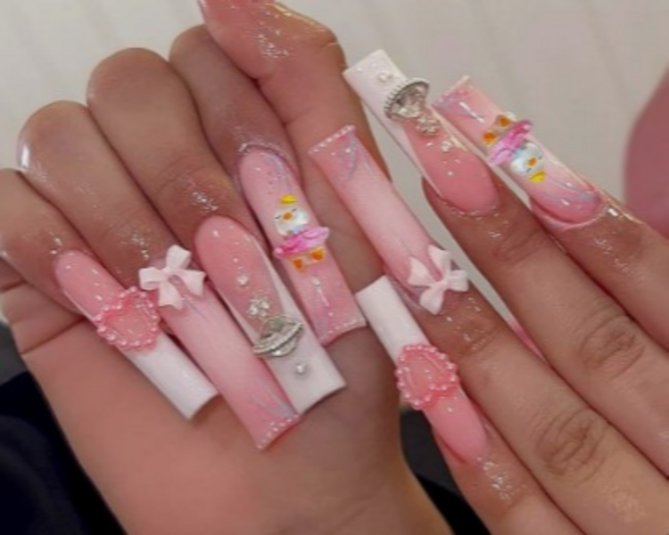 MANTENIMIENTO UÑAS ESULTURALES CUADRADA EXTRA LARGA 