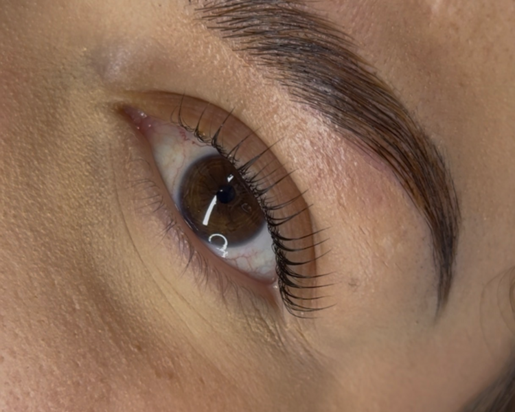 Laminado (rizado) pestañas (con tratamiento/ tinte)