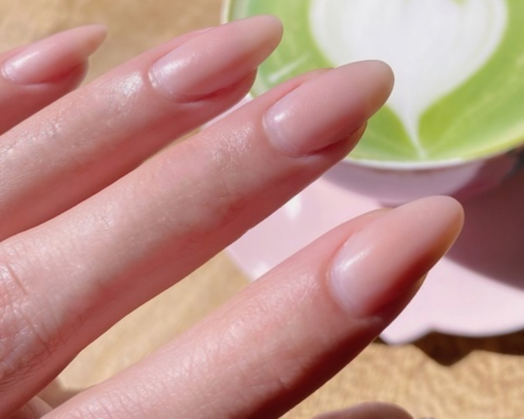 Uñas Esculturales con gel liso