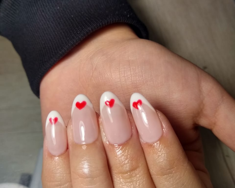 Esculpidas en poligel / gel con semi 