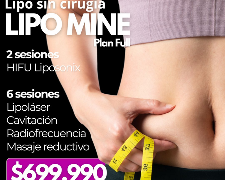BLACK 2 SESIONES LIPOMINE + 6 SESIONES DE APARATOLOGIA