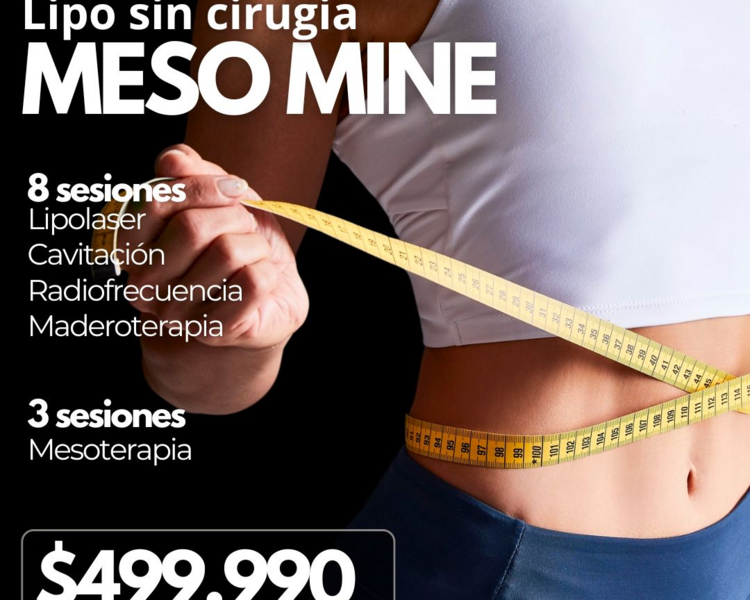 BLACK 8 SESIONES APARATOLOGÍA + 3 SESIONES MESOTERAPIA