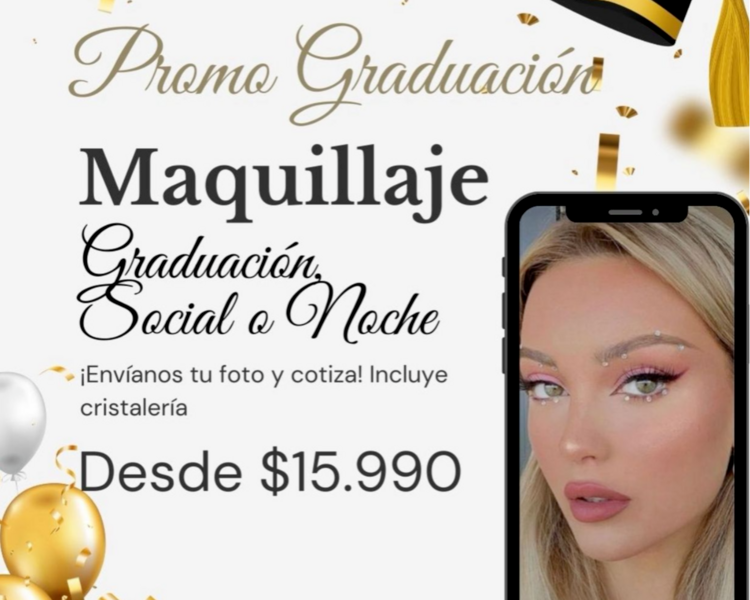 Graduacion - maquillaje graduacion social o noche desde