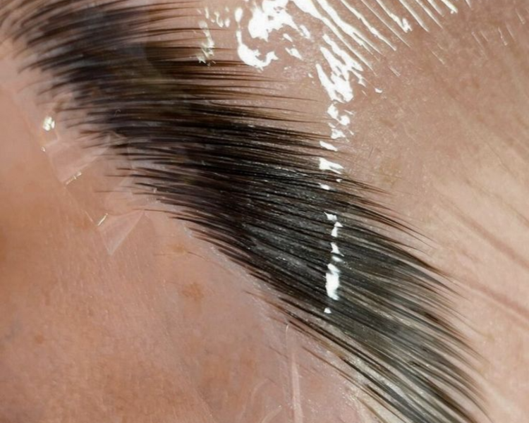 Laminado y nutricion de cejas