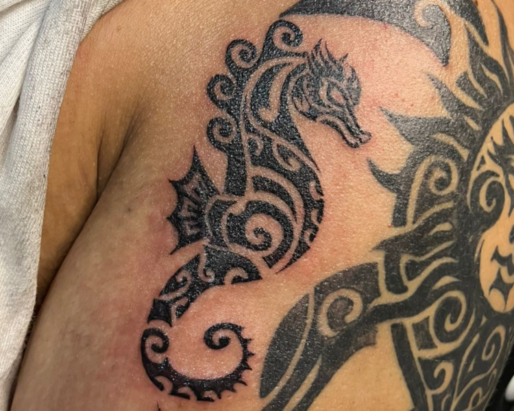 Blackwork Tattoo 8-10cm