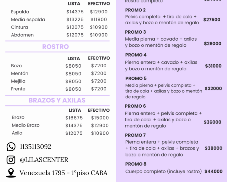 Depilación definitiva - PROMO 3