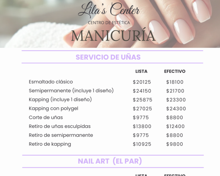 Corte de uñas