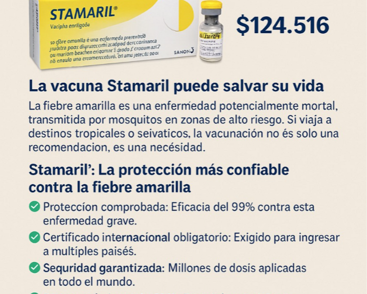 Stamaril (Vacuna Fiebre Amarilla)