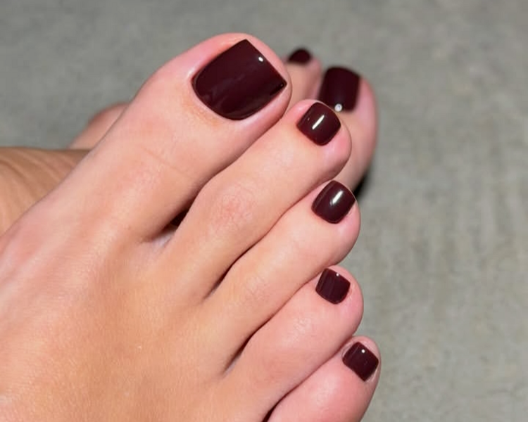 Aplicación de gel en pies 