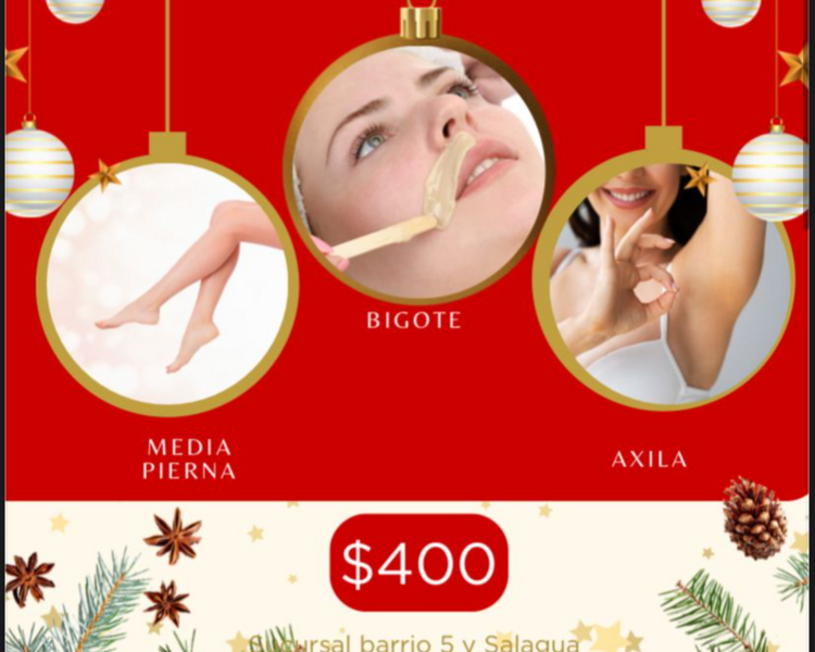 Medias piernas + bigote + axila