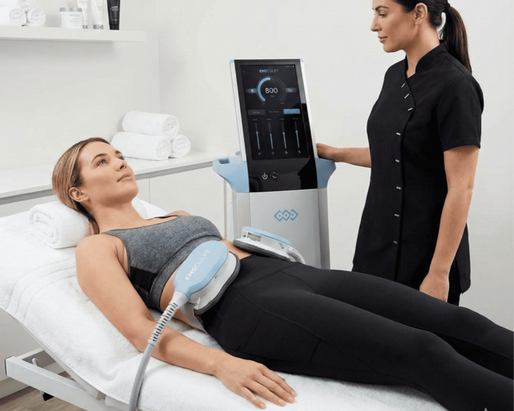EMSCULPT: Tonificación Muscular Electromagnética (Valor Base por Sesión/Zona)