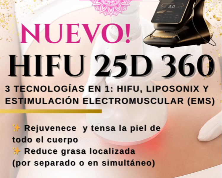 🌟 Nuevo HIFU 25D 360 – Tecnología Avanzada para tu Mejor Versión Jornada 06/12