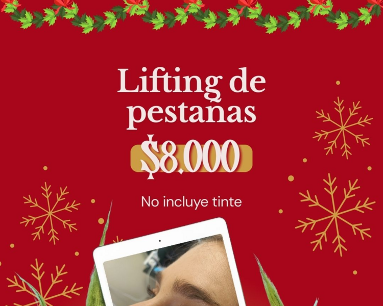 NAVIDAD- Lifting de pestañas sin tinte