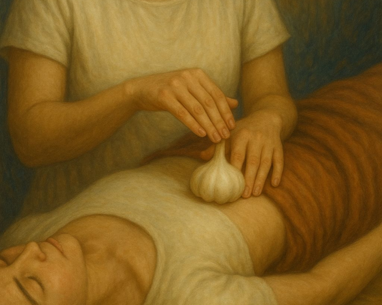 Sanacion del Ajo (limpieza memorias uterinas)