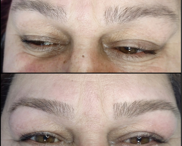 Perfilado de cejas más + henna color