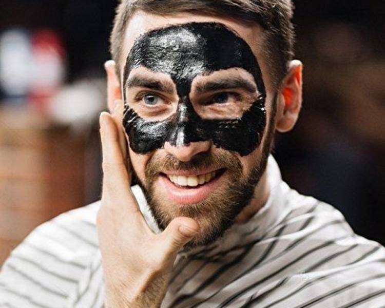 MASCARILLA DE PUNTOS NEGRO