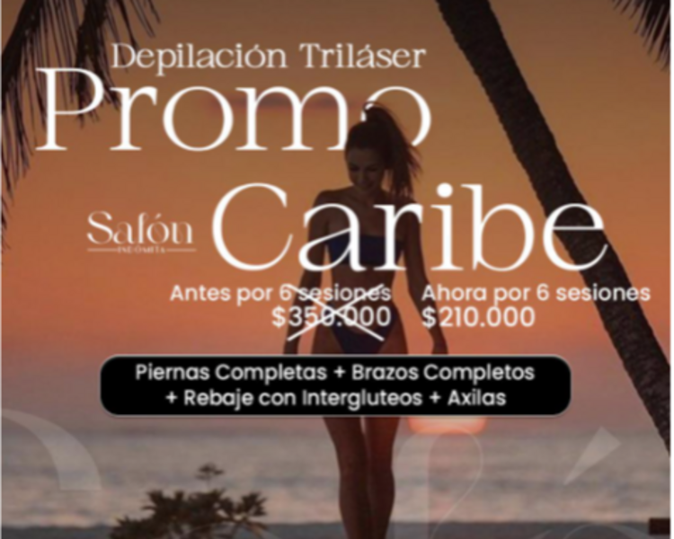40% OFF PROMO CARIBE. Cuerpo Completo 5 zonas / 6 sesión