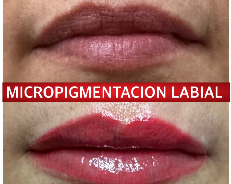 Micropigmentacion Labial + Retoque