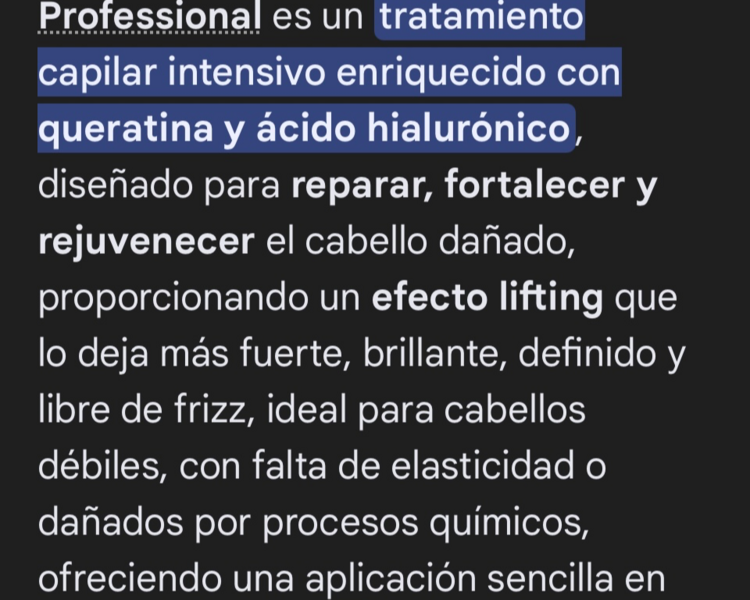 KERATIN LIFT ,control volumen y frizz