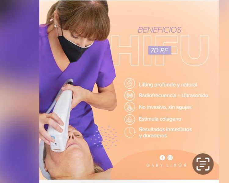 Tratamiento ligting HIFU 7DRFU 