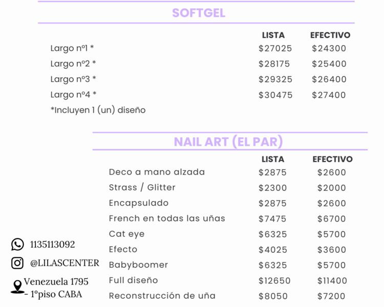 Service de Uñas esculpidas en polygel - Largo n° 1 (incluye 1 diseño)