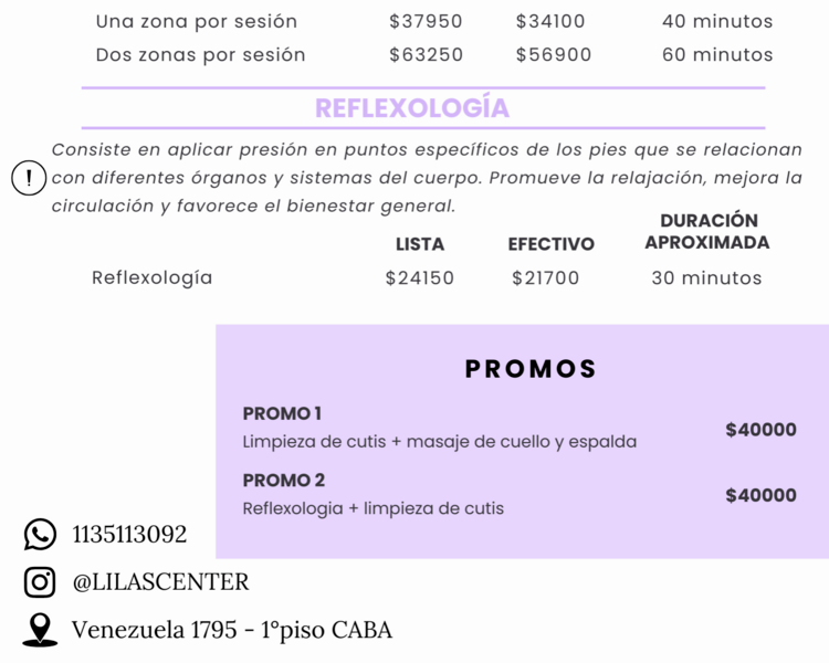 Masaje descontracturante/relajante - cuello y espalda