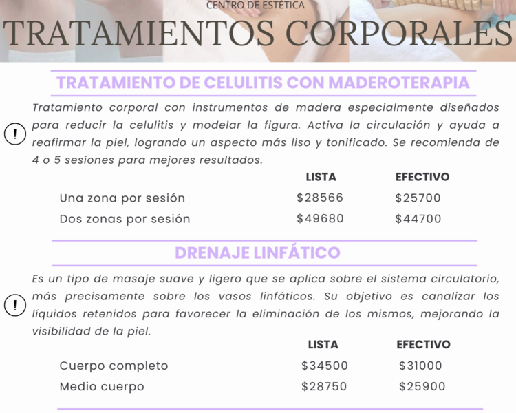 Drenaje linfático - facial, manos y pies