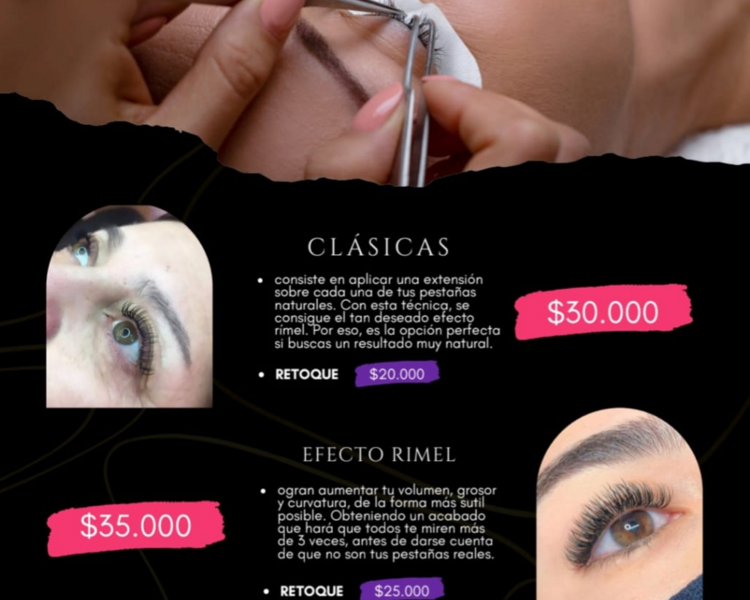 EXTENSIONES DE PESTAÑAS PELO A PELO CLASICAS