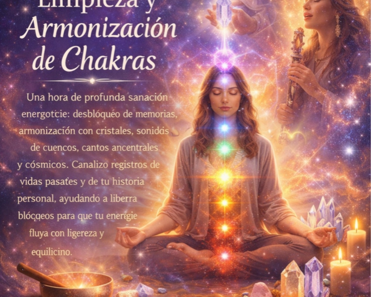 Limpieza y Armonización de Chakras