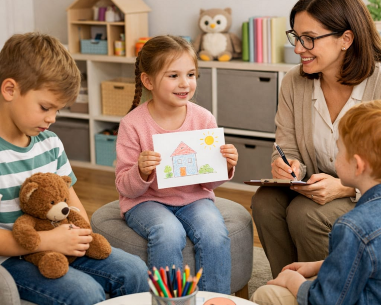 Atención psicológica para niños, niñas y adolescentes