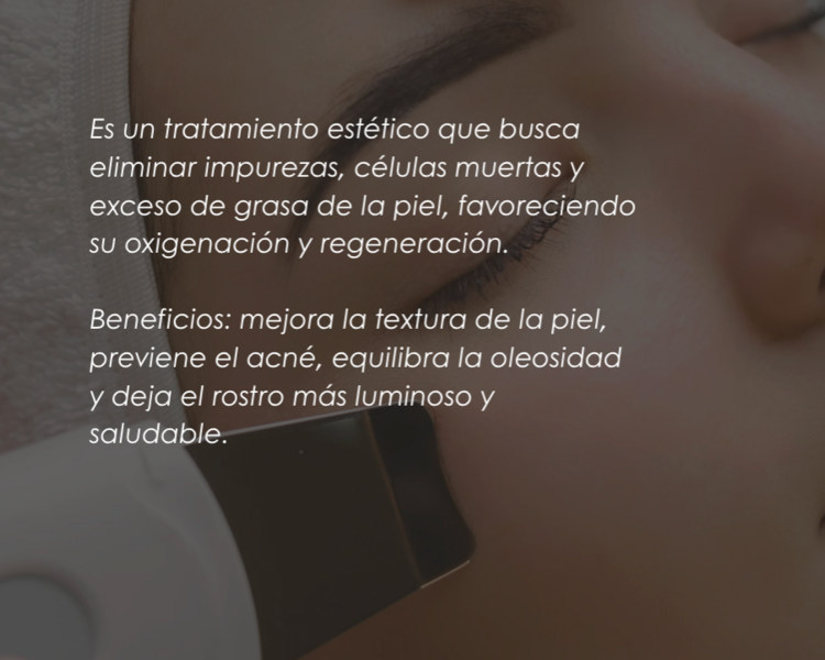 Limpieza facial profunda