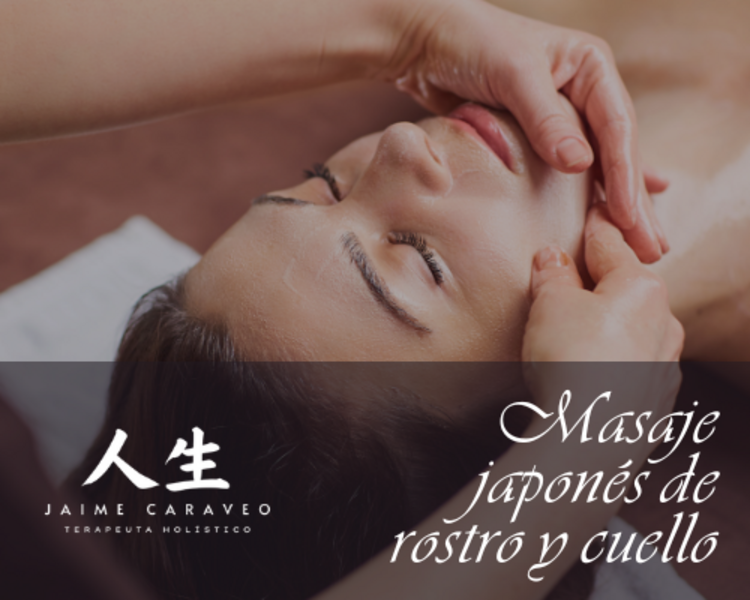 Masaje japonés de rostro y cuello – 50 min – Japanese face and neck massage