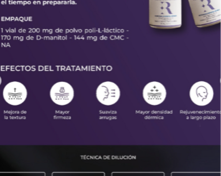 BIOESTIMULACIÓN: Ácido poli-L-Lactico (Sculptra/Revoloré)