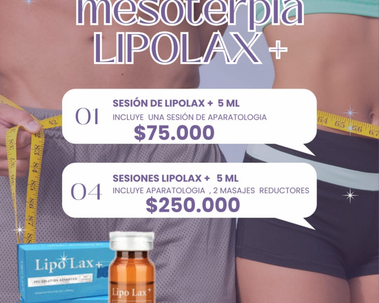 PACK 3 SESIONES LIPOLAX+