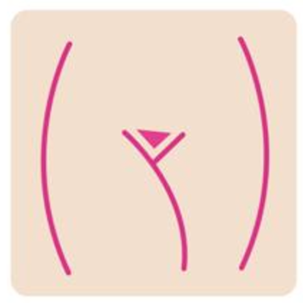 Bikini Martini Glass/ dama