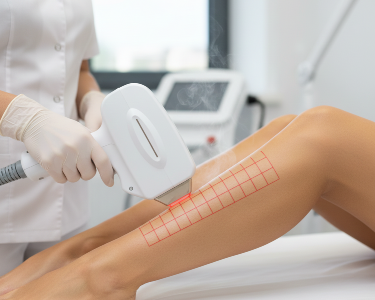 PACK DE DEPILACION LASER  MEDIA PIERNA + AXILA