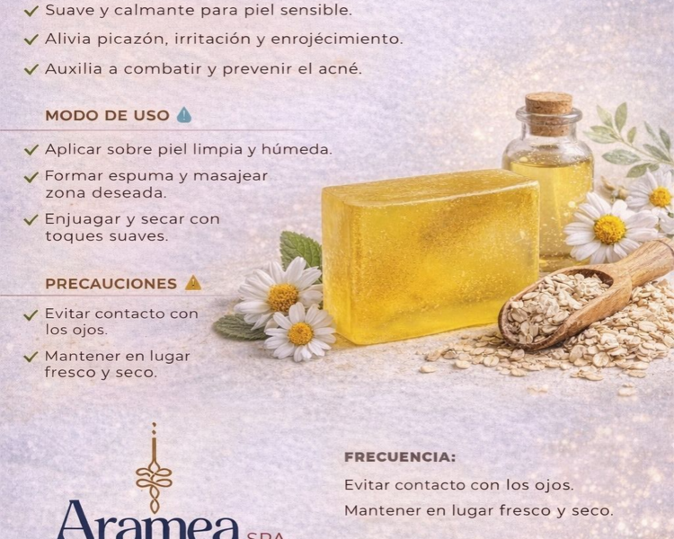 JABON MANZANILLA Y AVENA