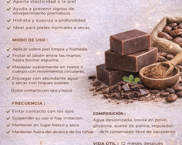 JABON DE CHOCOLATE 
