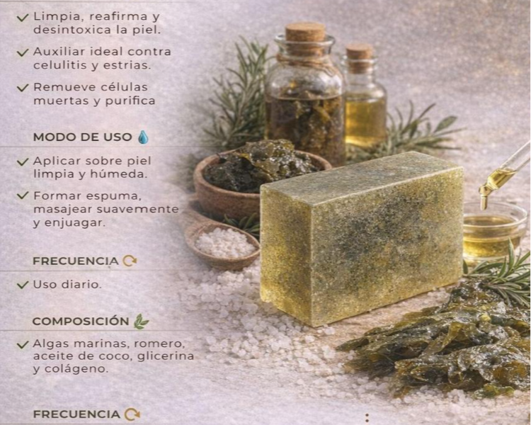 JABON ROMERO Y ALGAS