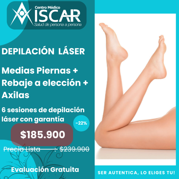 Axilas + Medias Piernas + Rebaje 