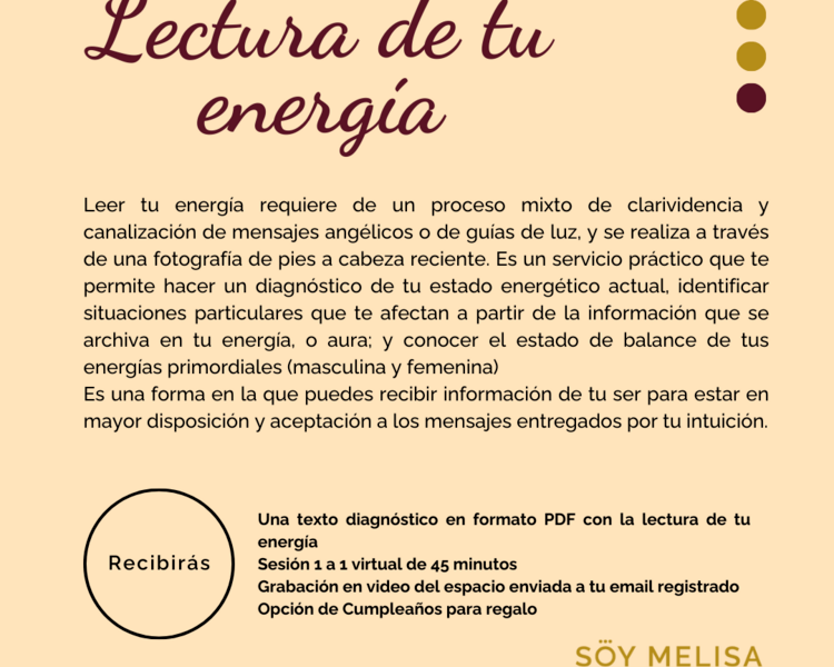 Lectura Energética Fotográfica