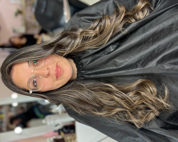 Balayage o mechas creativas cabello XL