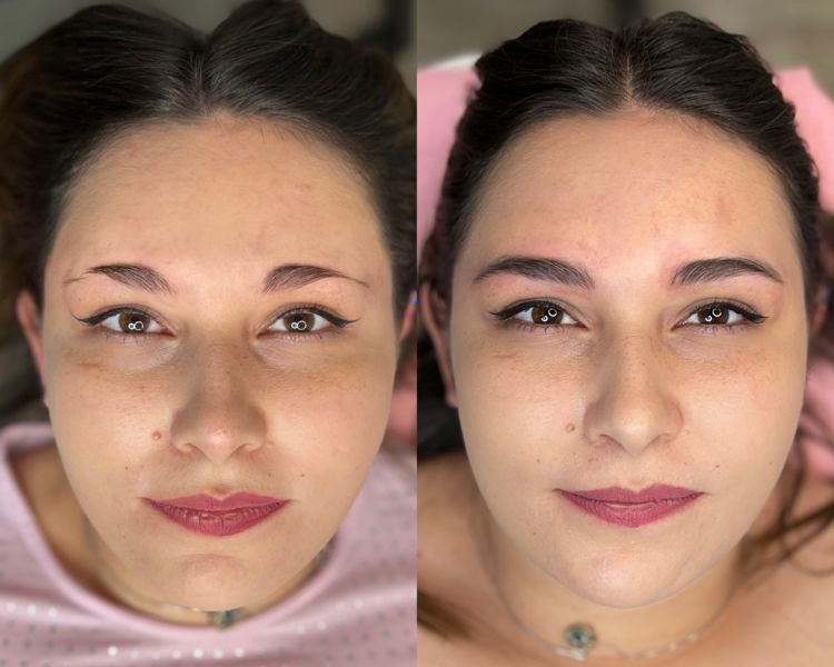 ✍🏽Técnica mixta (pelo a pelo + sombreado)