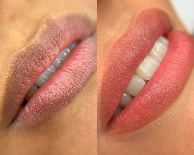 Retoque micropigmentación de labios 
