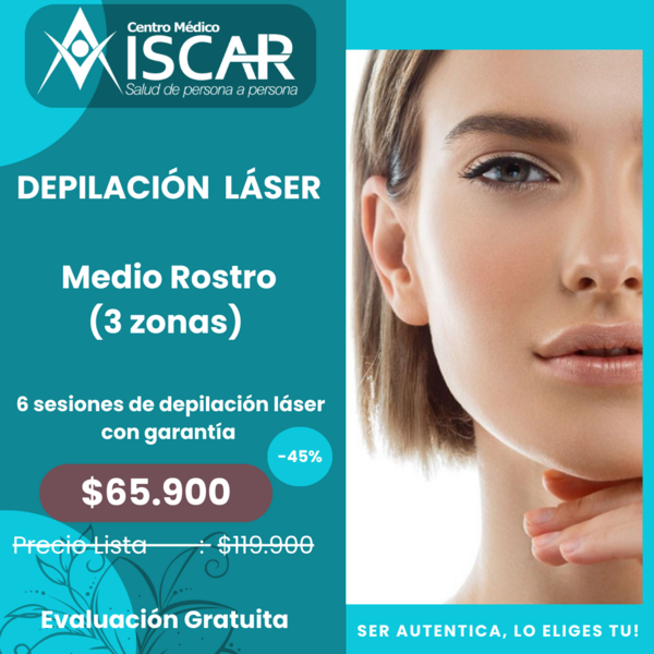 Medio Rostro (4 zonas)