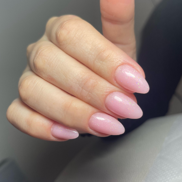 Uñas acrílicas: Un tono 